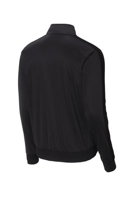 JST94 Sport-Tek Tricot Track Jacket Black/ Black