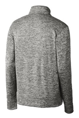 ST226 Sport-Tek PosiCharge Electric Heather Fleece 1/4-Zip Pullover Black Electric