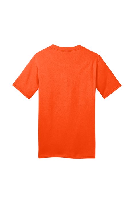 USA100 Port & Company 5.5-ounce 100% Cotton T-Shirt Safety Orange