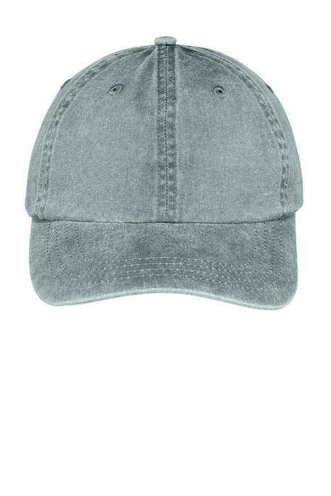 CP84 Port & Company Pigment-Dyed Cap Charcoal