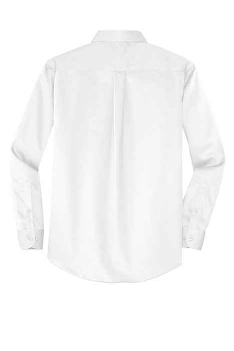 S638 Port Authority Non-Iron Twill Shirt White