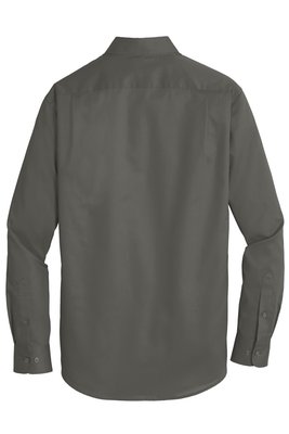 TS663 Port Authority Tall SuperPro Twill Shirt Sterling Grey