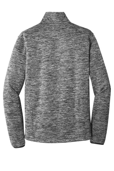 JST30 Sport-Tek PosiCharge Electric Heather Soft Shell Jacket Black Electric