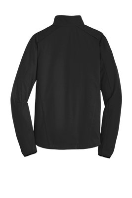 J716 Port Authority Active 1/2-Zip Soft Shell Jacket Deep Black