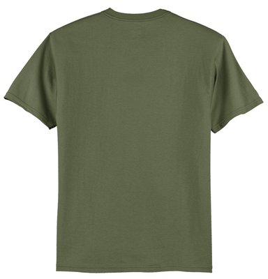 5250 Hanes 6-ounce 100% Cotton T-Shirt Fatigue Green
