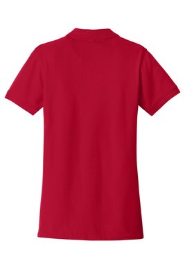 LK8000 Port Authority 6.2-ounce Ladies EZCotton Polo Apple Red
