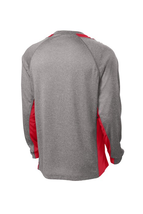 ST361LS Sport-Tek 3.8-ounce 100% Polyester T-Shirt Vintage Heather/ True Red