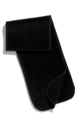 FS01 Port Authority R-Tek Fleece Scarf Black