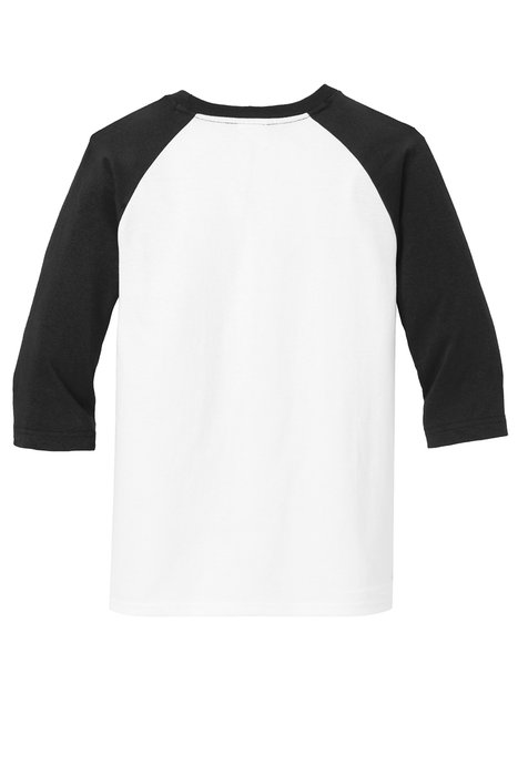 PC55YRS Port & Company 5.5-ounce T-Shirt White/ Jet Black