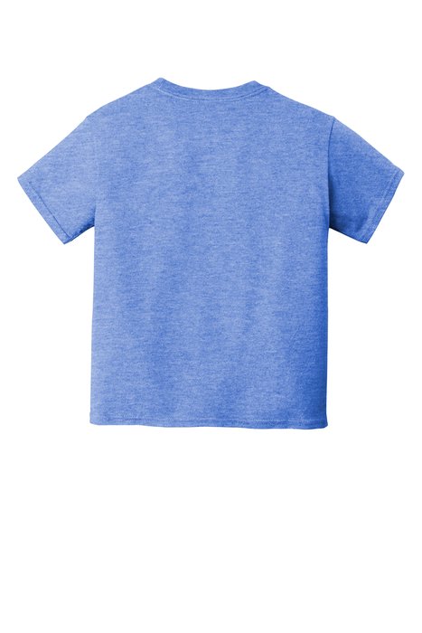 64500B Gildan 4.5-ounce 100% Cotton T-Shirt Heather Royal