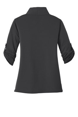 L543 Port Authority Ladies Concept Shrug Grey Smoke