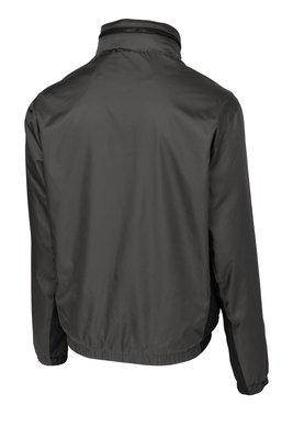 J330 Port Authority Core Colorblock Wind Jacket Battleship Grey/ Black