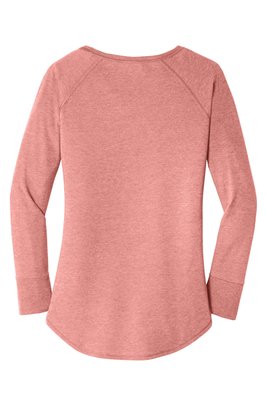 DT132L District 4.5-ounce T-Shirt Blush Frost