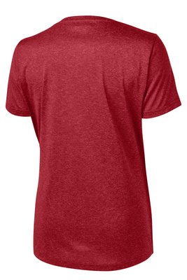 LST360 Sport-Tek 3.8-ounce 100% Polyester T-Shirt Scarlet Heather