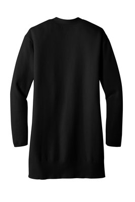 MM3023 Mercer+Mettle Women's Open Front Cardigan Sweater Deep Black