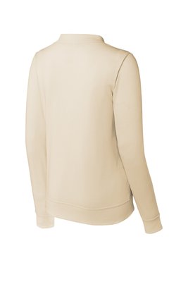 LST274 Sport-Tek Ladies Lightweight French Terry Bomber Ecru