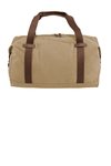 BG803 Port Authority Cotton Canvas Duffel Desert Khaki