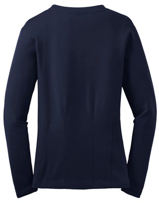 L515 Port Authority Ladies Modern Stretch Cotton Cardigan True Navy