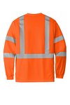 CS203 CornerStone ANSI 107 Class 3 100% Polyester 4.1-ounce T-Shirt Safety Orange