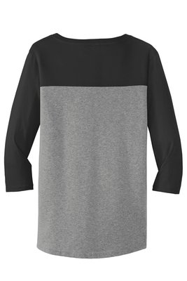 DT2700 District 3.8-ounce 100% Cotton T-Shirt Black/ Grey Frost