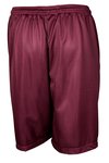 ST515 Sport-Tek Long PosiCharge Classic Mesh Short Maroon