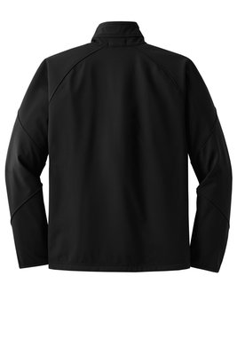TLJ705 Port Authority Tall Textured Soft Shell Jacket Black