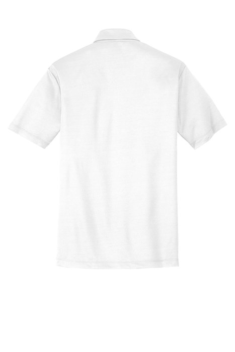K540P Port Authority Silk Touch Performance Pocket Polo White