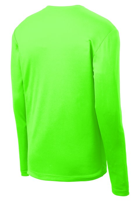 ST340LS Sport-Tek 3.8-ounce 100% Polyester T-Shirt Neon Green