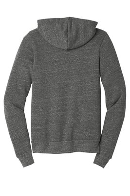 BC3909 BELLA+CANVAS Unisex Triblend Sponge Fleece Full-Zip Hoodie Grey Triblend