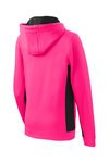 LST235 Sport-Tek Ladies Sport-Wick Fleece Colorblock Hooded Pullover Neon Pink/ Black