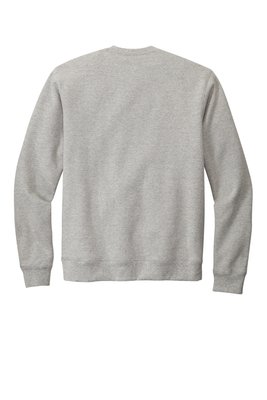 VL130 Volunteer Knitwear Chore Fleece Crewneck Heather Grey