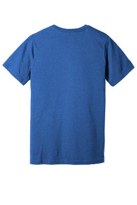 BC3005CVC Bella + Canvas 4.2-ounce V-Neck T-Shirt Heather True Royal