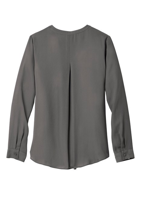 LW702 Port Authority Ladies Wrap Blouse Sterling Grey