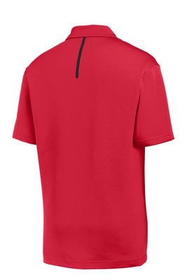 ST620 Sport-Tek 4.7-ounce Contrast PosiCharge Tough Polo Deep Red/ Black