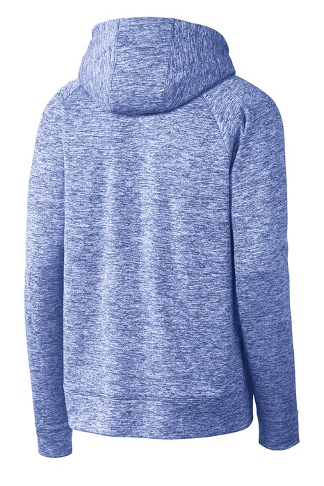 ST225 Sport-Tek PosiCharge Electric Heather Fleece Hooded Pullover True Royal Electric