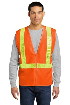 SV01 Port Authority Enhanced Visibility Vest Safety Orange/ Reflective