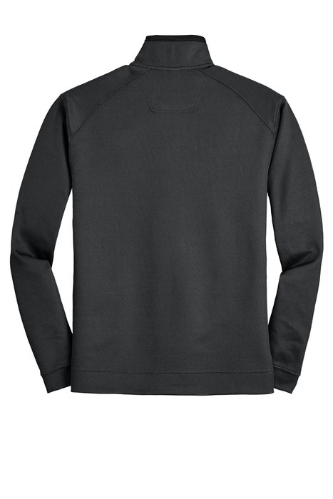 K805 Port Authority Vertical Texture 1/4-Zip Pullover Iron Grey/ Black
