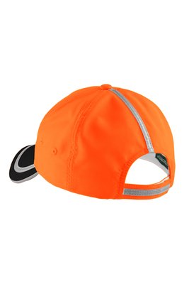 C836 Port Authority Enhanced Visibility Cap Safety Orange/ Black