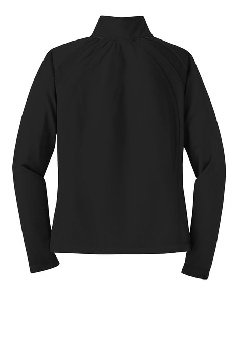 LST90 Sport-Tek Ladies Tricot Track Jacket Black/ Black