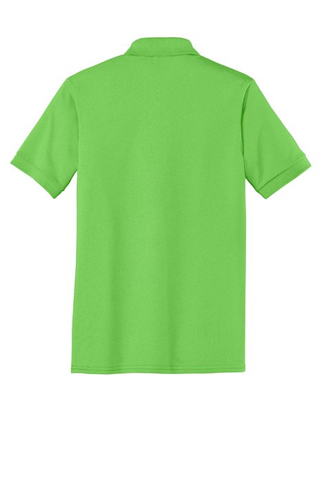 KP55 Port & Company 5.5-ounce Core Blend Jersey Knit Polo Lime