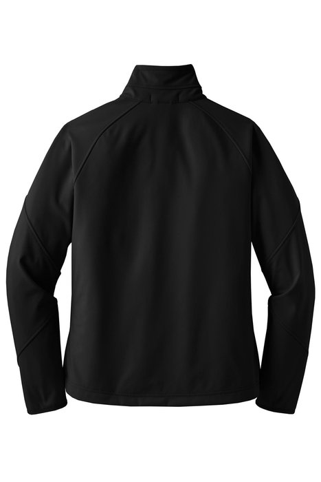 L705 Port Authority Ladies Textured Soft Shell Jacket Black