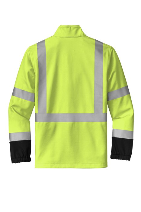 CSJ503 CornerStone ANSI 107 Class 3 Soft Shell Jacket Safety Yellow