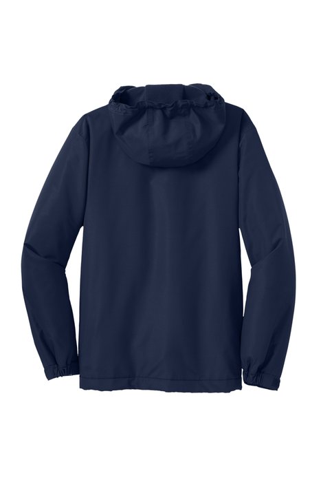 J327 Port Authority Hooded Charger Jacket True Navy
