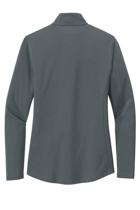 LK112 Port Authority Ladies Dry Zone UV Micro-Mesh 1/4-Zip Graphite