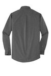 S640 Port Authority Crosshatch Easy Care Shirt Soft Black