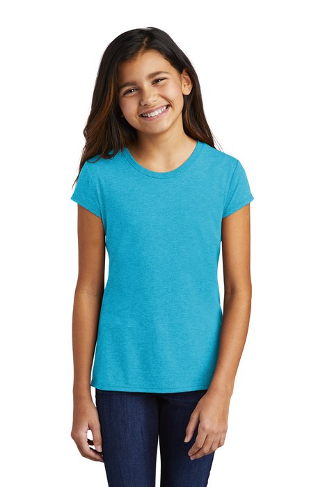 DT130YG District 4.5-ounce T-Shirt Turquoise Frost
