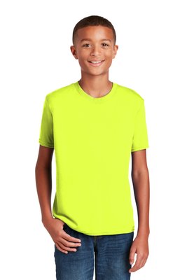 42000B Gildan 5-ounce T-Shirt Safety Green
