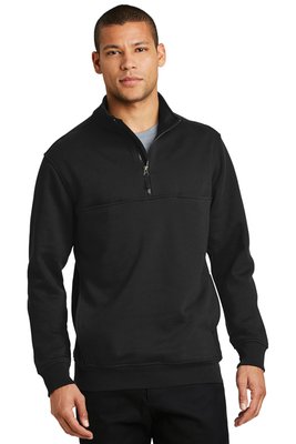 CS626 CornerStone 1/2-Zip Job Shirt Black