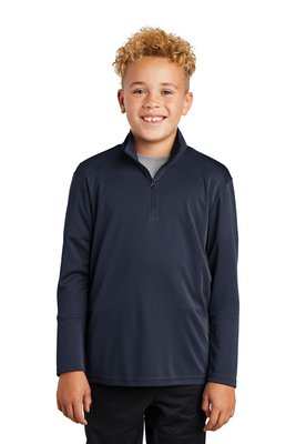 YST357 Sport-Tek Youth PosiCharge Competitor 1/4-Zip Pullover True Navy