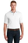 437M Jerzees 5.4-ounce SpotShield Jersey Knit Sport Shirt White